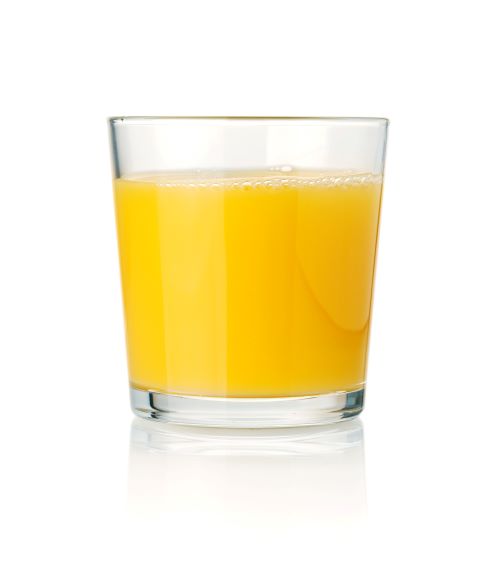Image of glass of orange juice