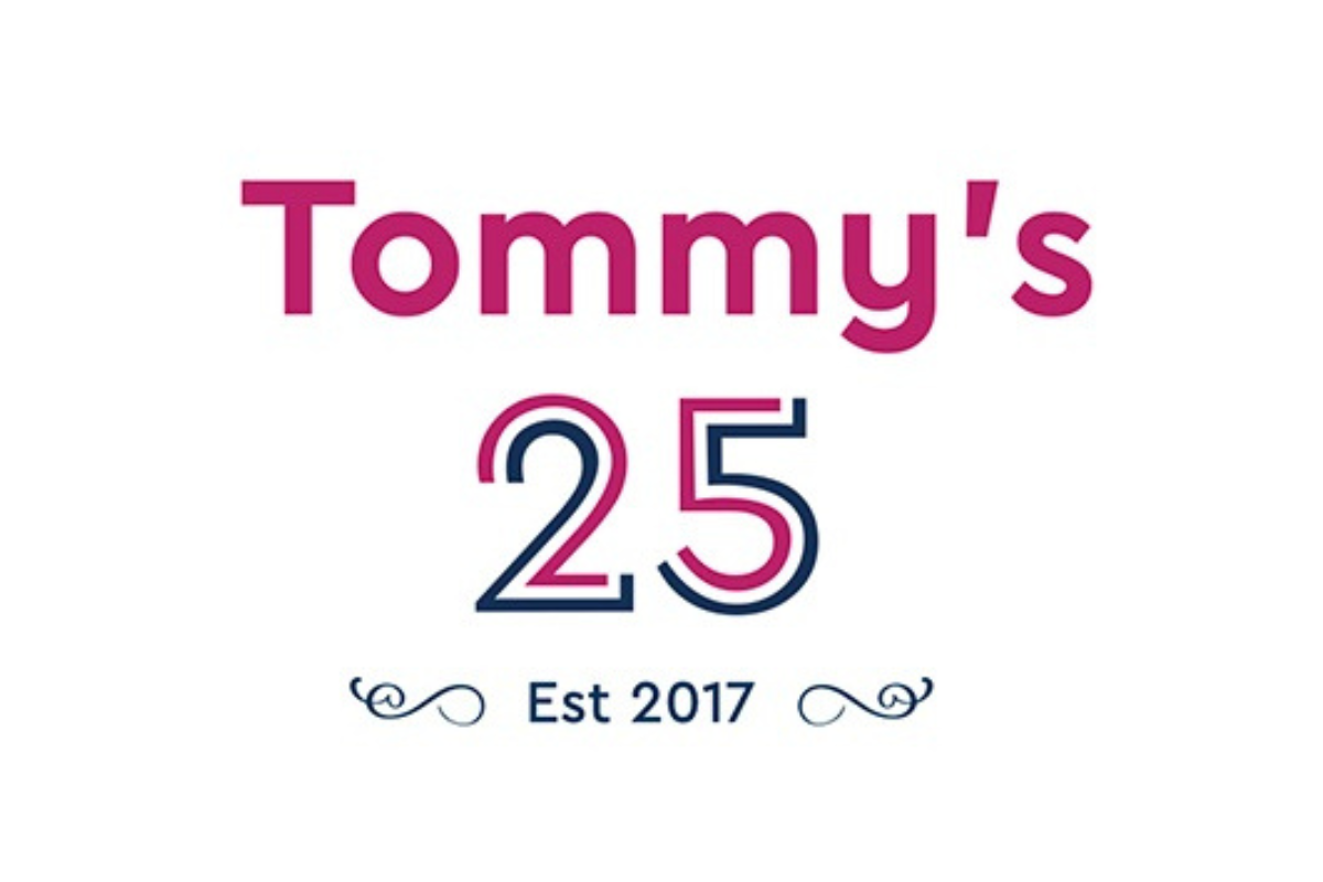 The Tommy's25 logo