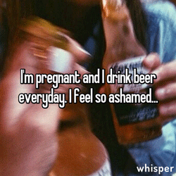 I'm pregnant and I drink beer every day. I feel so ashamed...