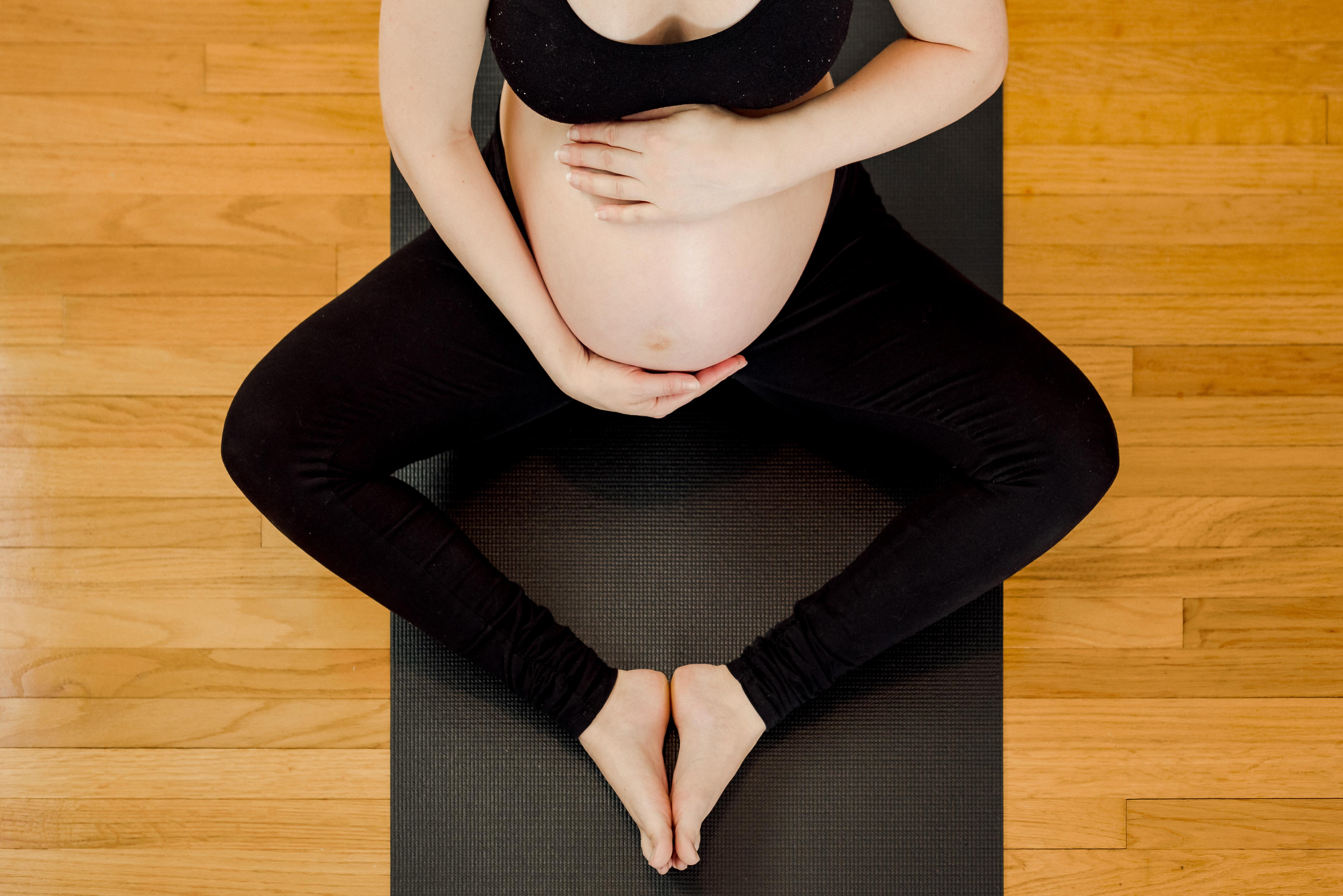 Pregnancy yoga at home with The Yoga Midwife